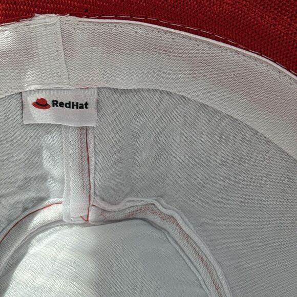 Red Hat Fedora Hat Linux Software Company Swag Tech Stylish Collectible Fedora - Picture 8 of 9